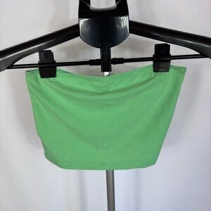 ASOS Green Tube Top Strapless Bandeau Crop Top Women’s Size 6